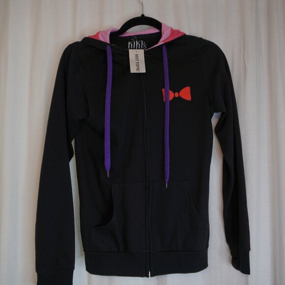 Kiki's Delivery Service Jiji Hoodie - Kawaii Jacket Hot Topic Anime Ghibli NWT S - Picture 3 of 7